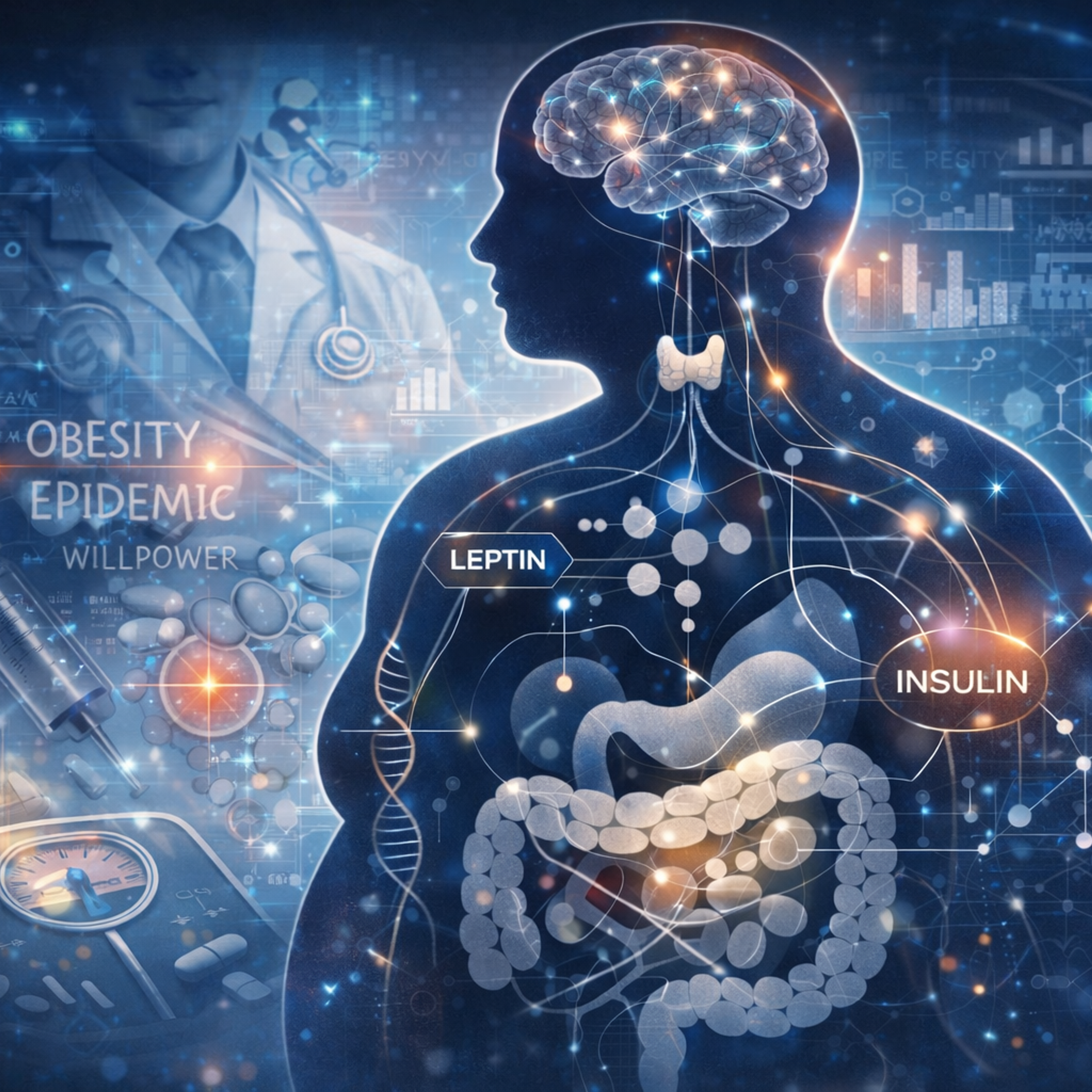 Illustration of human metabolism showing the interaction between brain, hormones, and digestive system in a systemic health context Cambridge Radar