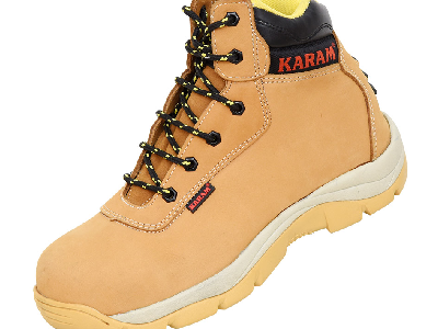 KARAM FS246 Safety Shoes – S3 SRC HRO Composite Toe Nu-Buck Honey
