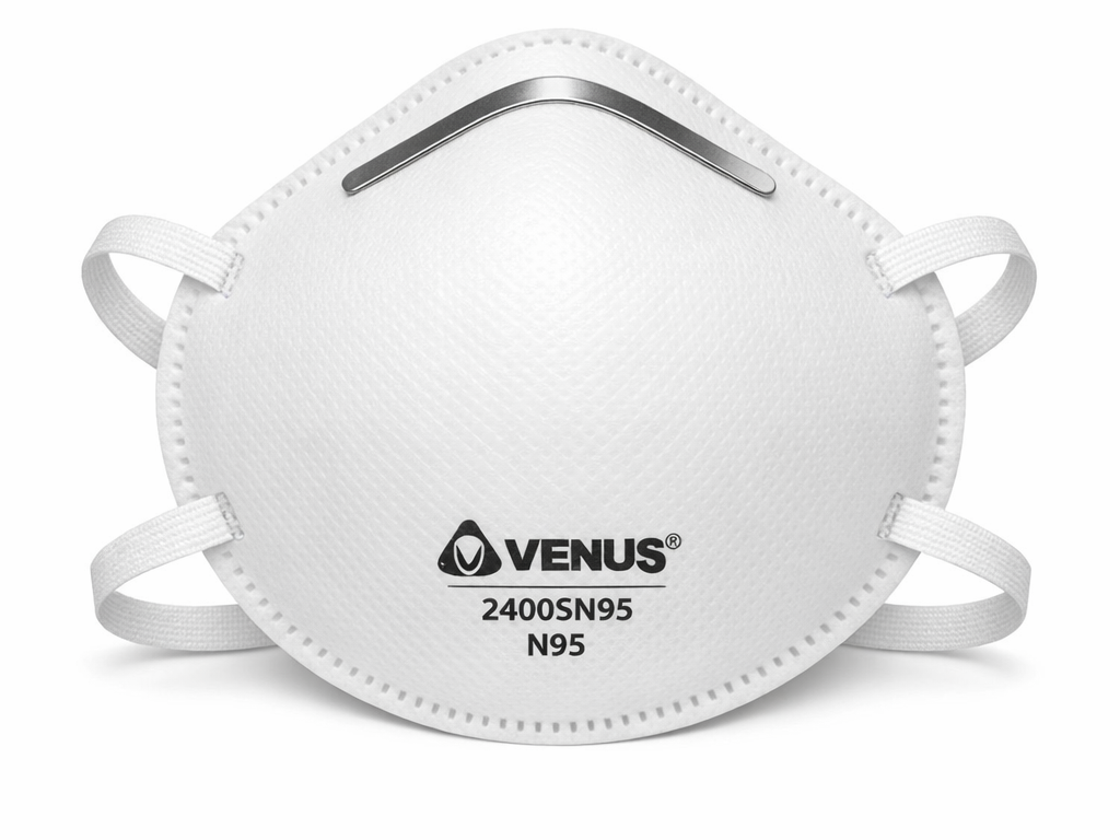 Venus 2400SN95 N95 Cup Style Respirator – NIOSH 42 CFR 84 Approved