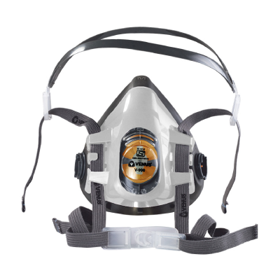 Venus V-900 Half Face Reusable Respirator – EN 140 Gas & Dust Protection — Image 1