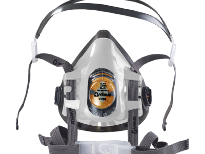 Venus V-900 Half Face Reusable Respirator – EN 140 Gas & Dust Protection