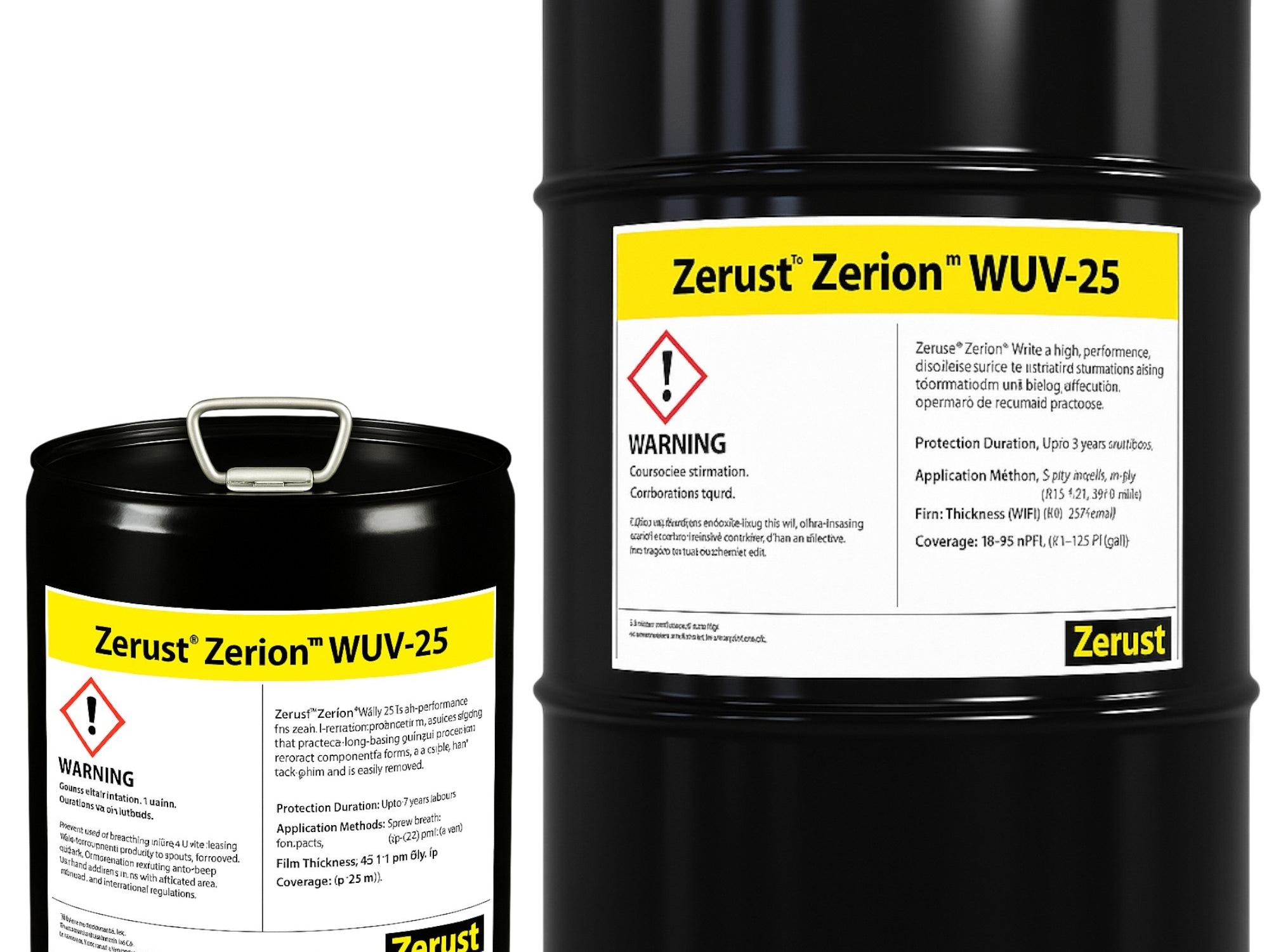 ZERUST® Zerios® WUV-25 Corrosion Preventive Coating