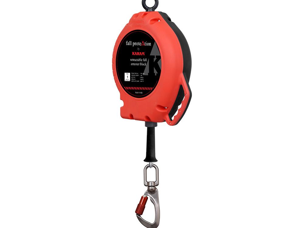 KARAM TPGS100FT Retractable Fall Arrester Block – 100ft | ANSI Z359.14-2014