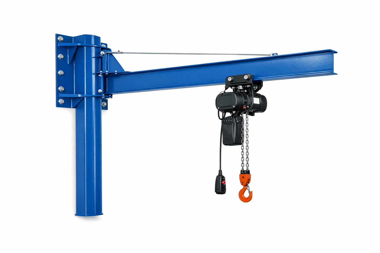 Wall-Mounted Jib Crane – 500 kg WLL