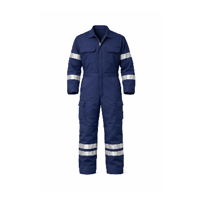 100% Cotton Fire Retardant Coverall – EN ISO 11612 | EN 470 | EN 531