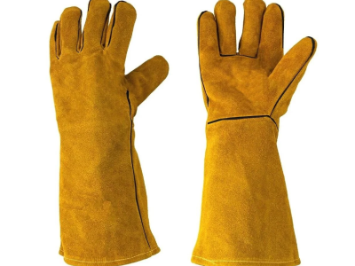 Leather Welding Gloves 16” – Heat & Spark Resistant