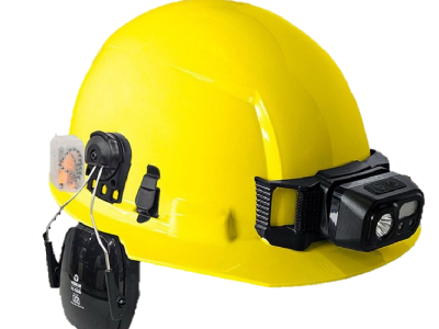 Venus H-5000 Integrated Safety Helmet – Helmet with Face Shield & Earmuffs