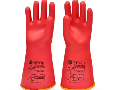 KAVACH Insulated Rubber Gloves 22kV – EN 60903 Class 2 Electrical