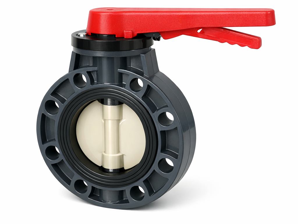 CPVC Wafer Butterfly Valve