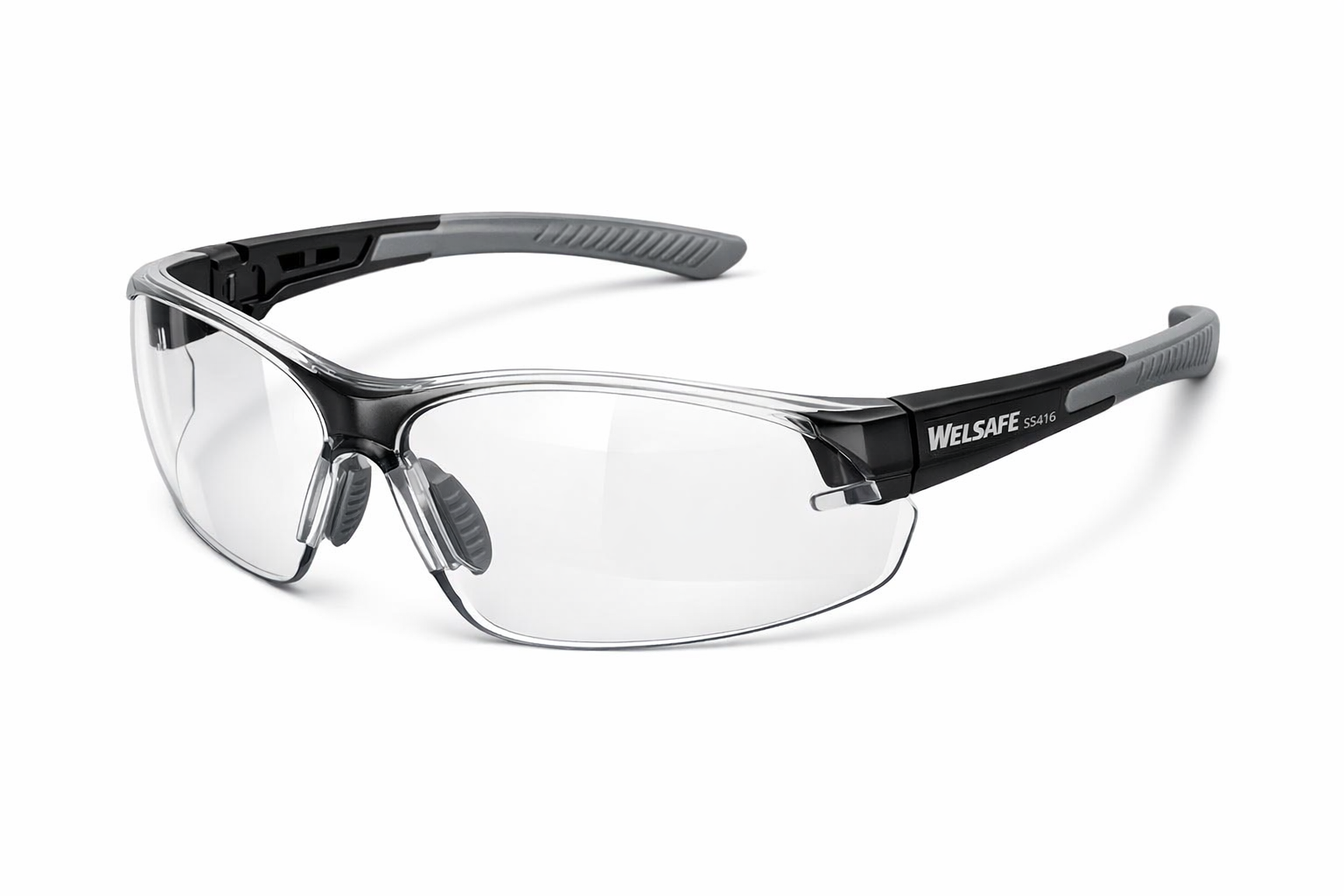 Welsafe SS416 Safety Spectacles – EN 166:2001 & ANSI Z87.1 — Image 1