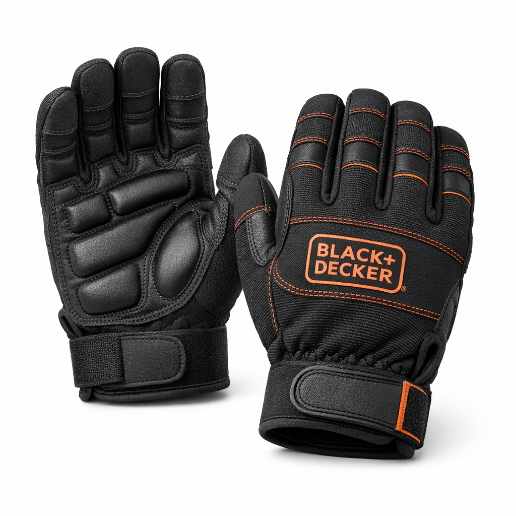 Black & Decker BXPG0365IN-L Anti-Vibration Gloves – EN 388:2016 EN ISO 10819 — Image 1