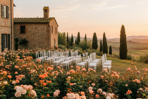 A Fairytale in Tuscany: Inside Sofia and Marco's Star-Studded Villa Wedding
