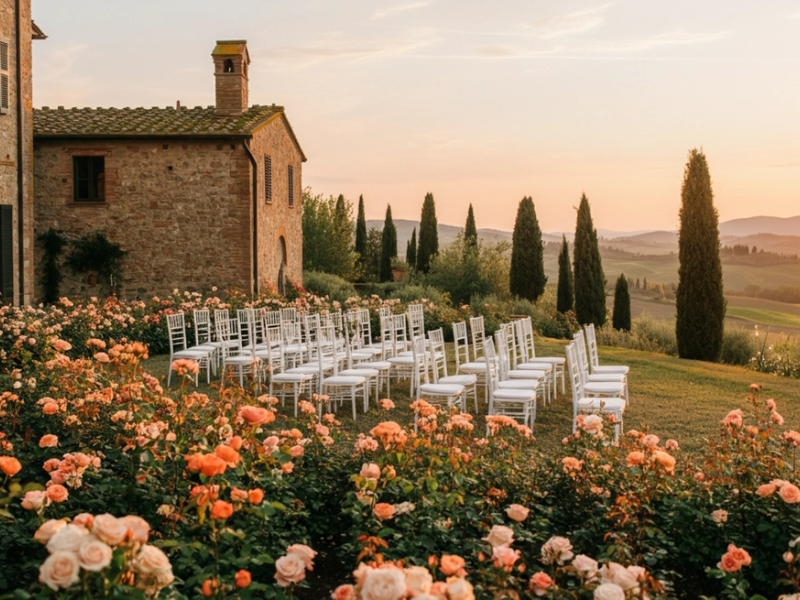 A Fairytale in Tuscany: Inside Sofia and Marco's Star-Studded Villa Wedding