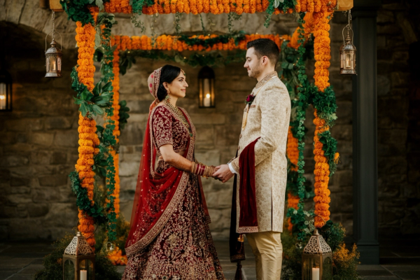 Two Cultures, One Love: Priya and Michael's Beautiful Fusion Wedding