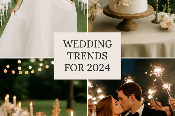 Les principales tendances de mariage pour 2024