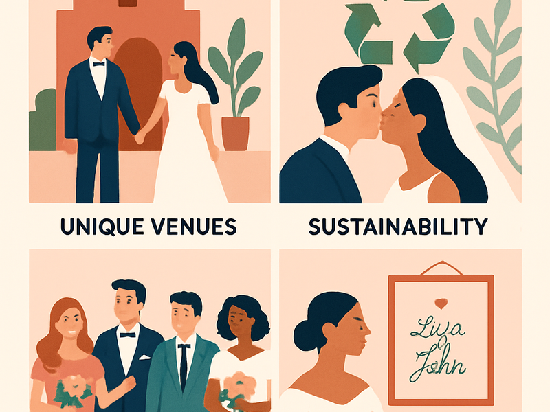 Considérations économiques et sociales des cérémonies de mariage pour les générations Z et Y