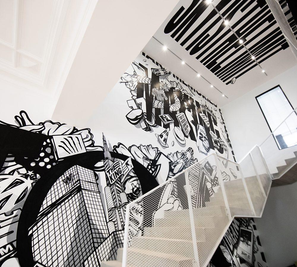 Section image Fresque géante réalisée par l'artiste Nairone