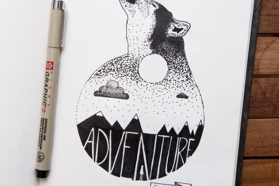 Ink and Pencil