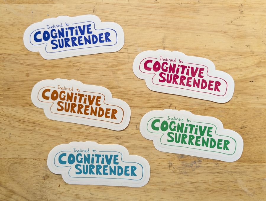 Inclined to Cognitive Surrender