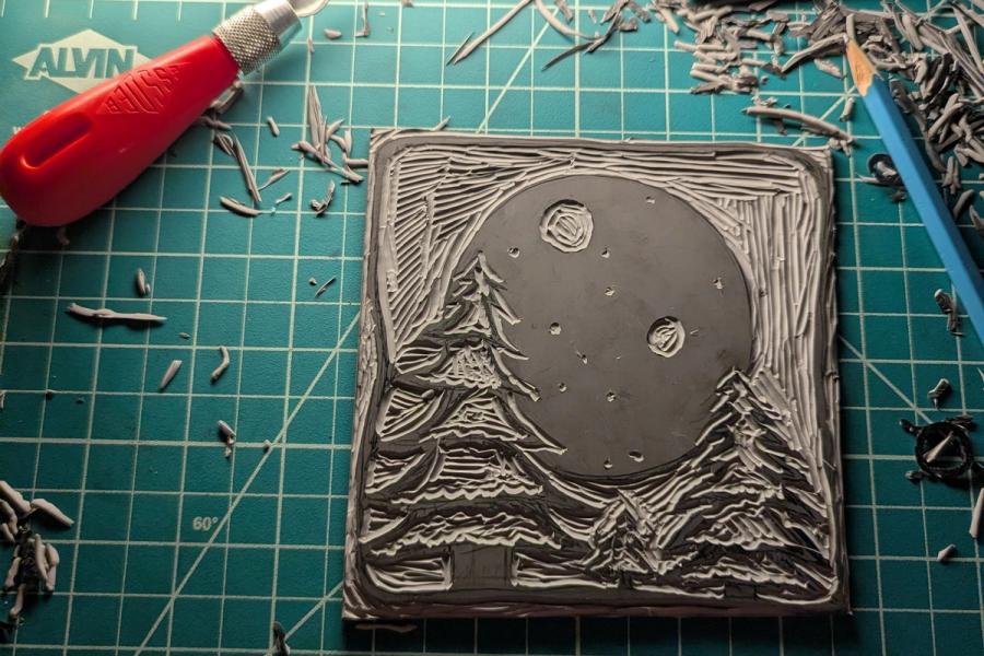 Linocut