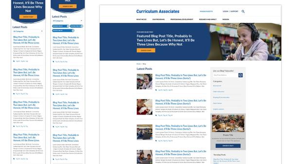 Designing the CA Blog: From Wireframe to Launch