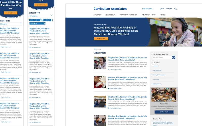 Designing the CA Blog: From Wireframe to Launch