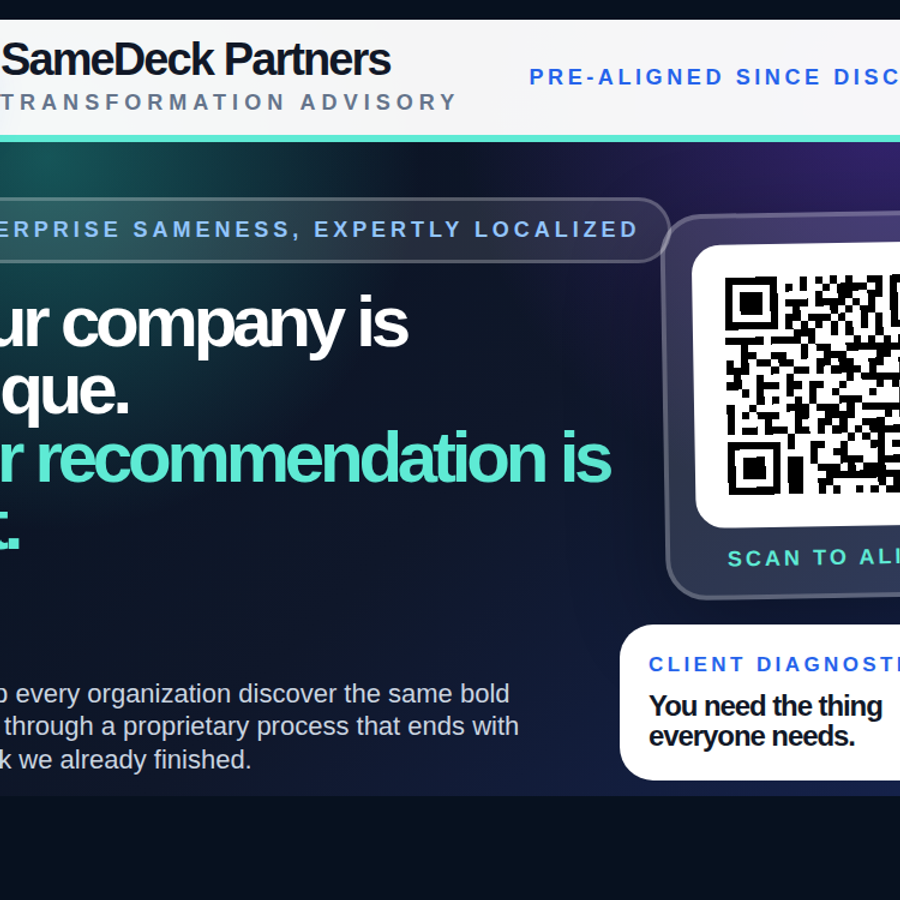 SameDeck Partners Sticker