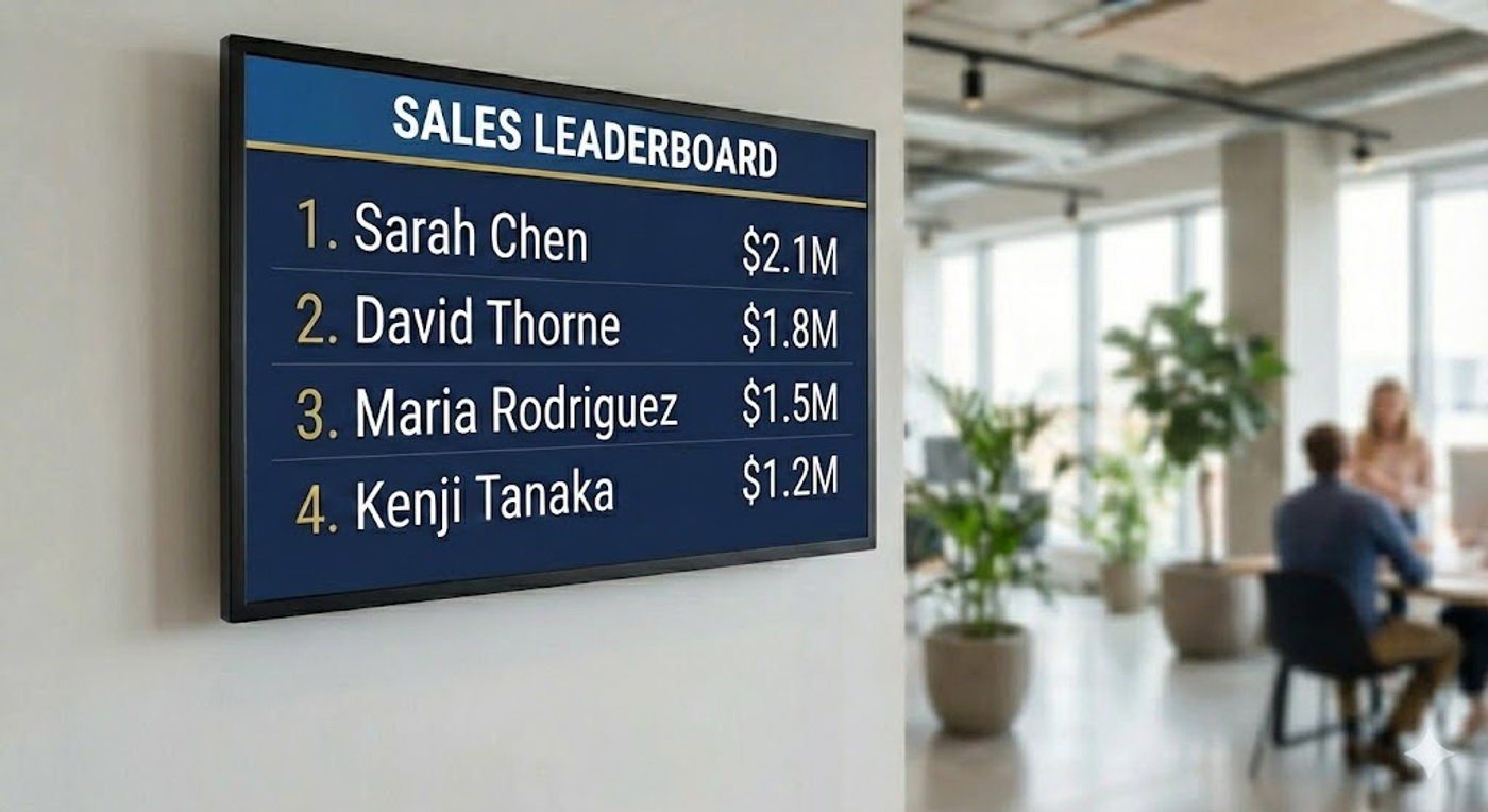 Sales Leaderboard