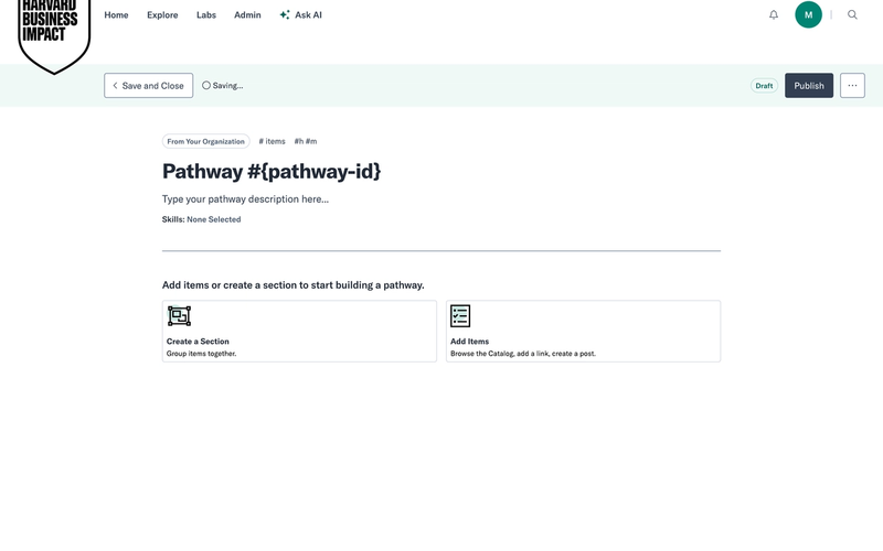 Designing the Pathway Editor