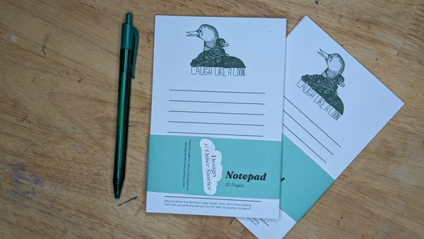 Laugh Like a Loon Notepad