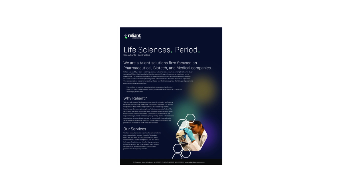 Reliant Life Sciences