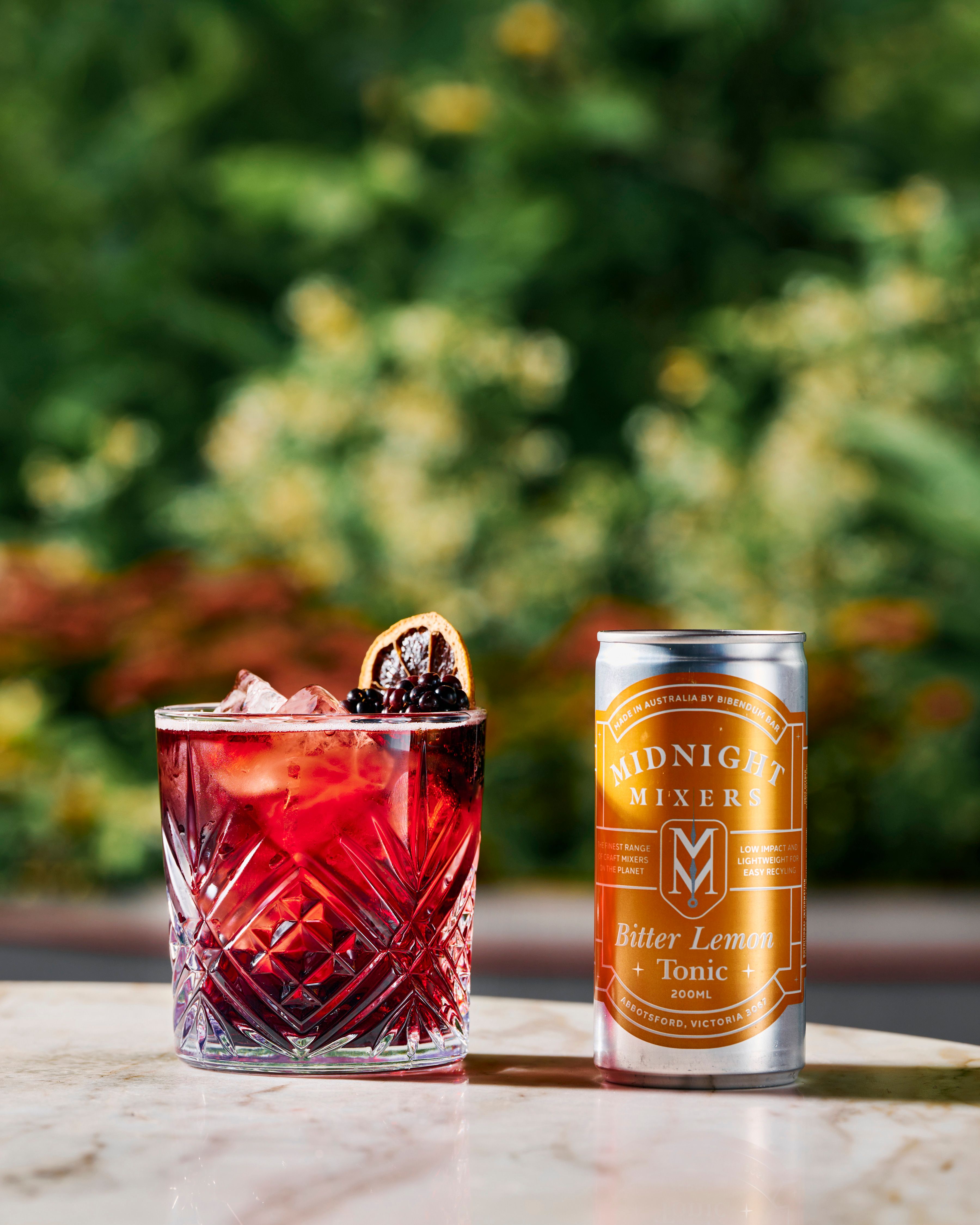 Bitter Lemon Bramble Midnight Mixers