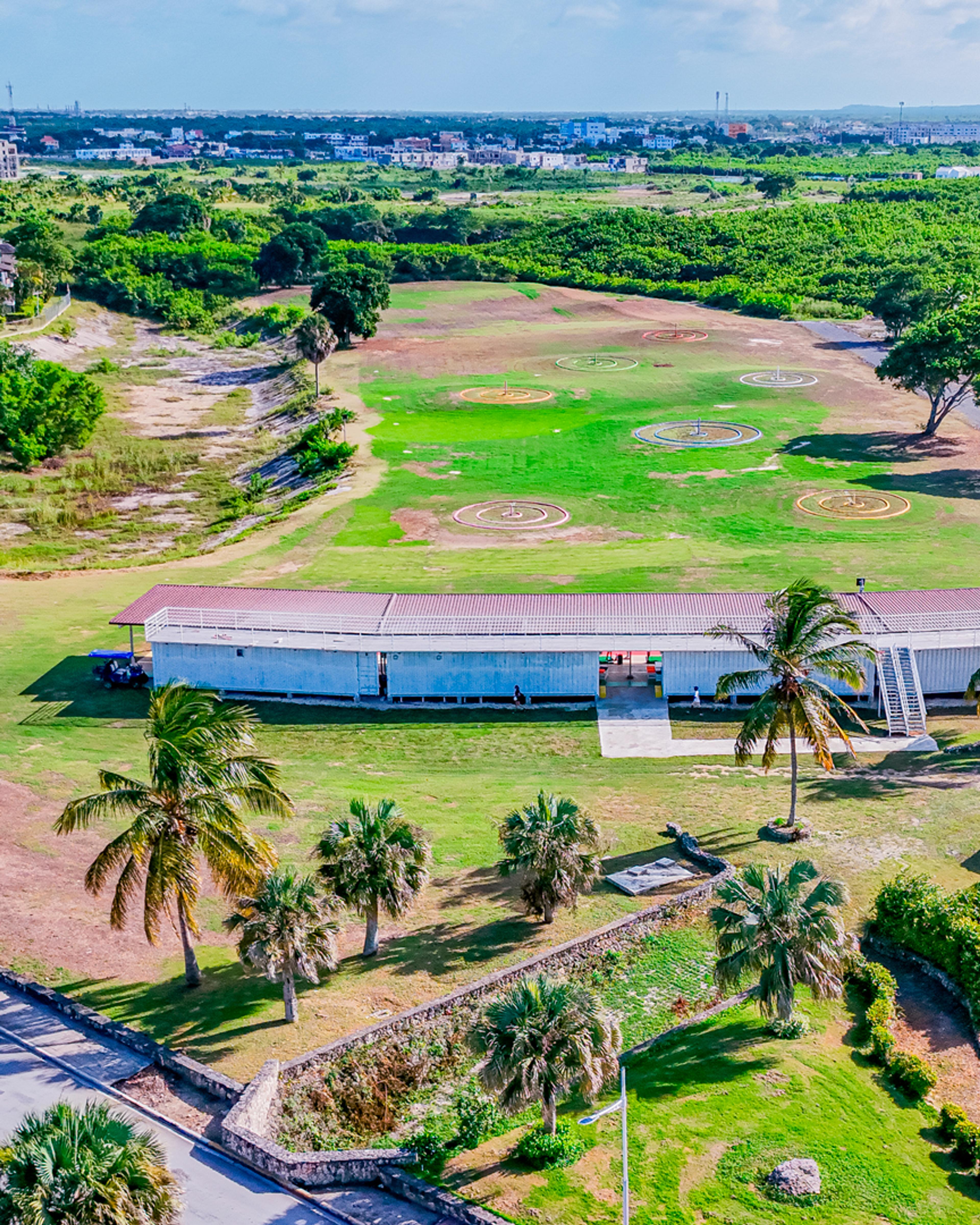 From the sky to the tee