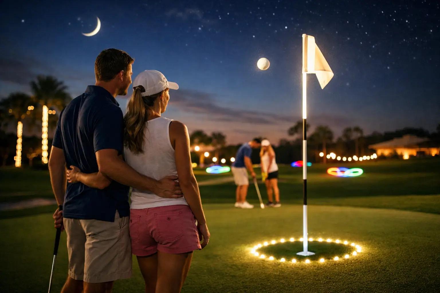 Best Golf Outings for Couples After Dark