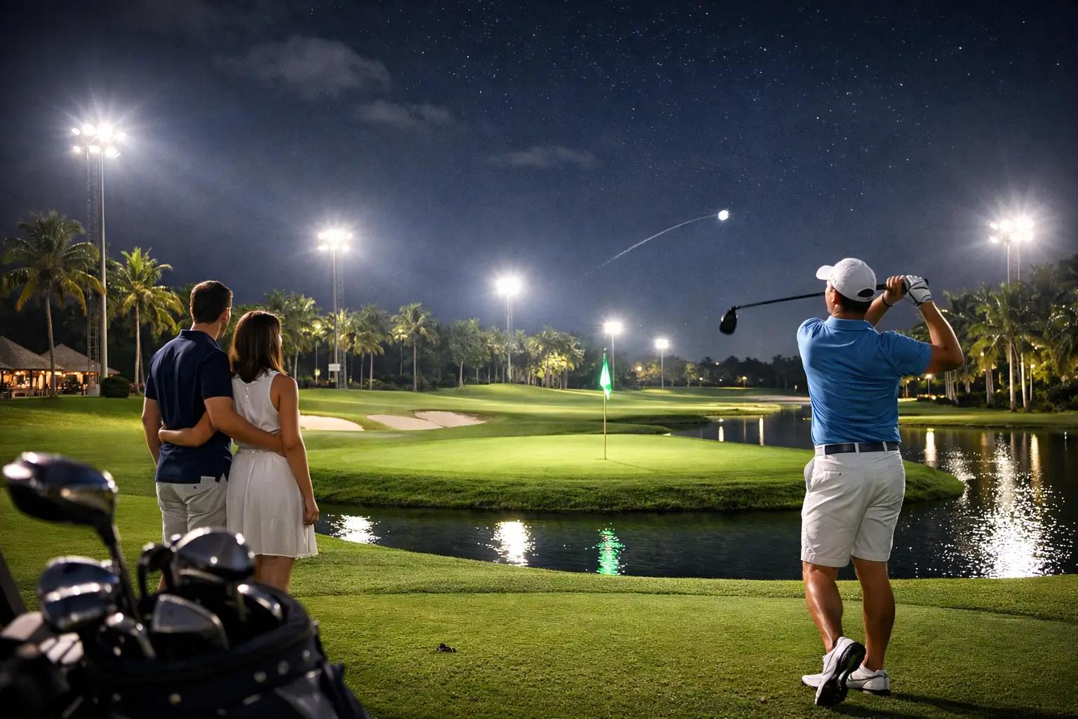 Night Golf in Punta Cana Is the Better Night Out
