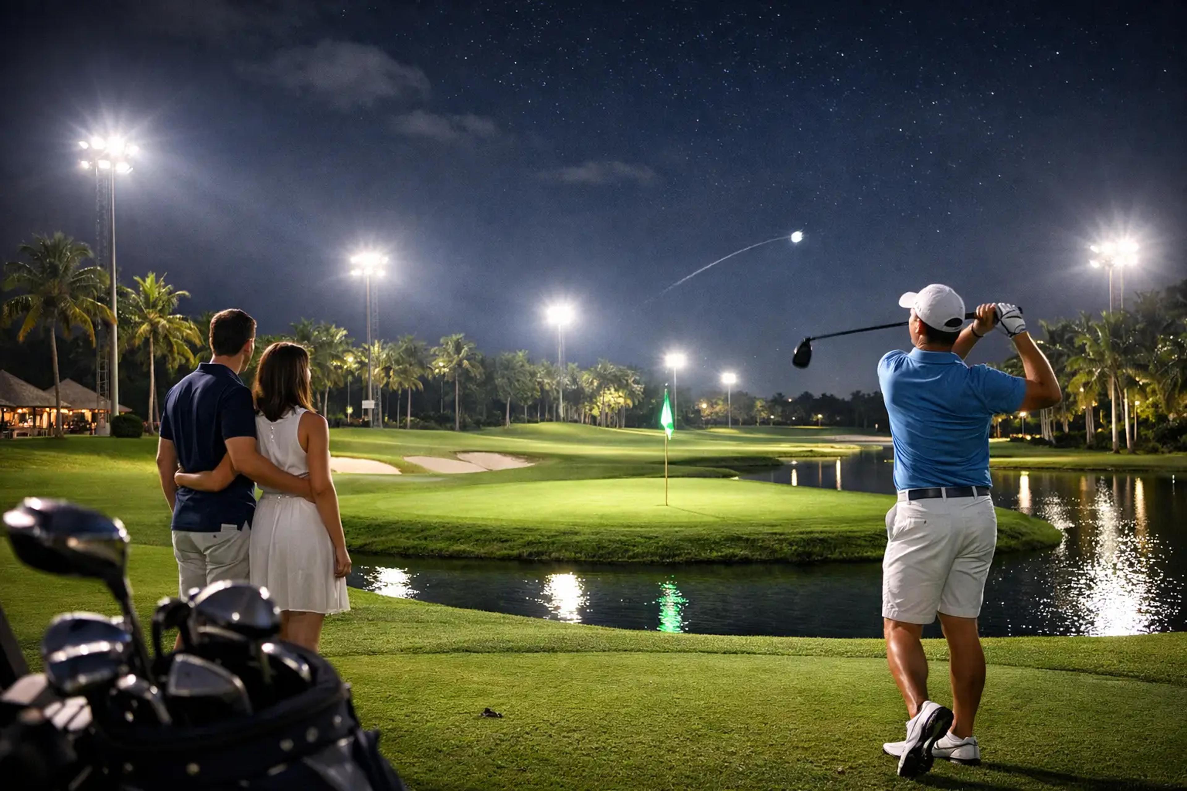 Night Golf in Punta Cana Is the Better Night Out