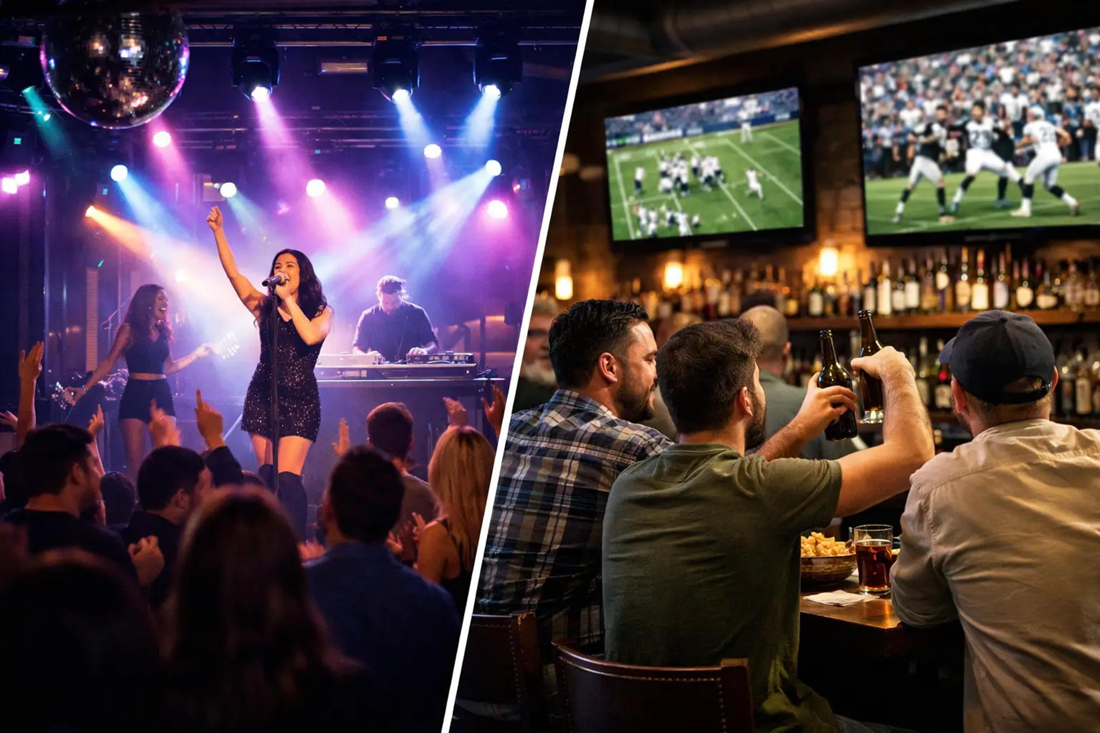 Entertainment Venue vs Sports Bar