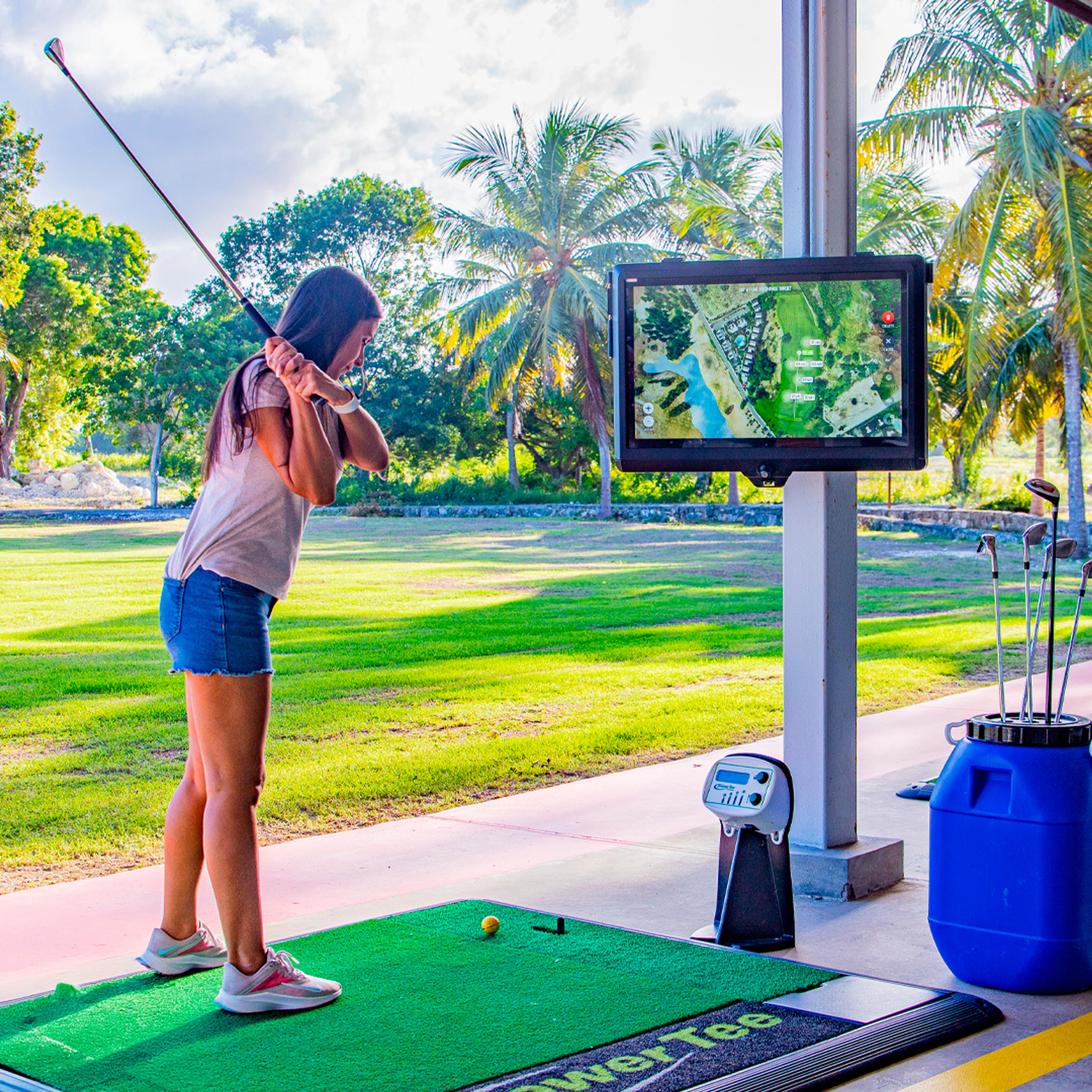 Pilates, vision board and golf event at Golf N Shots Punta Cana