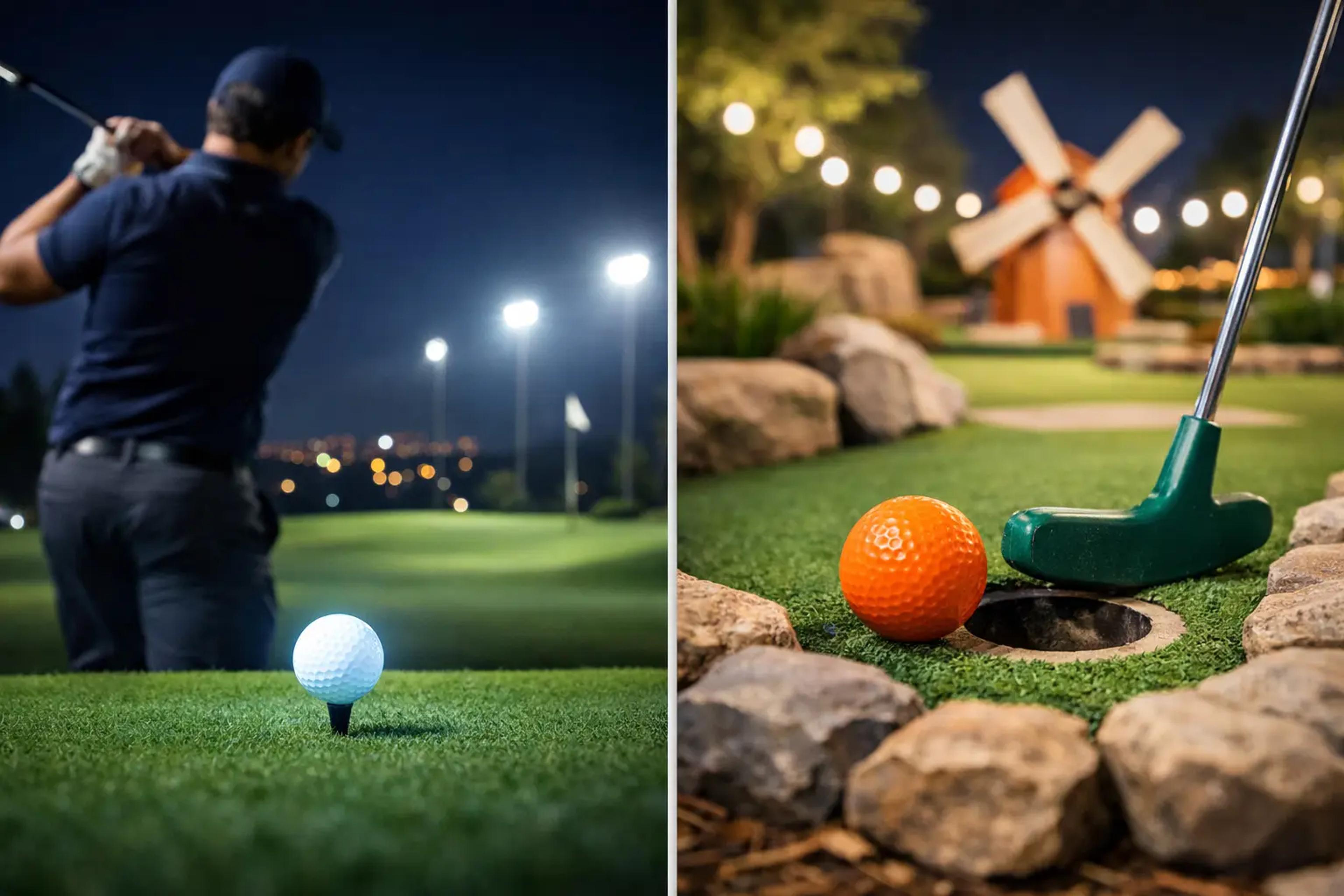 Night Golf vs Mini Golf: Which Is More Fun?