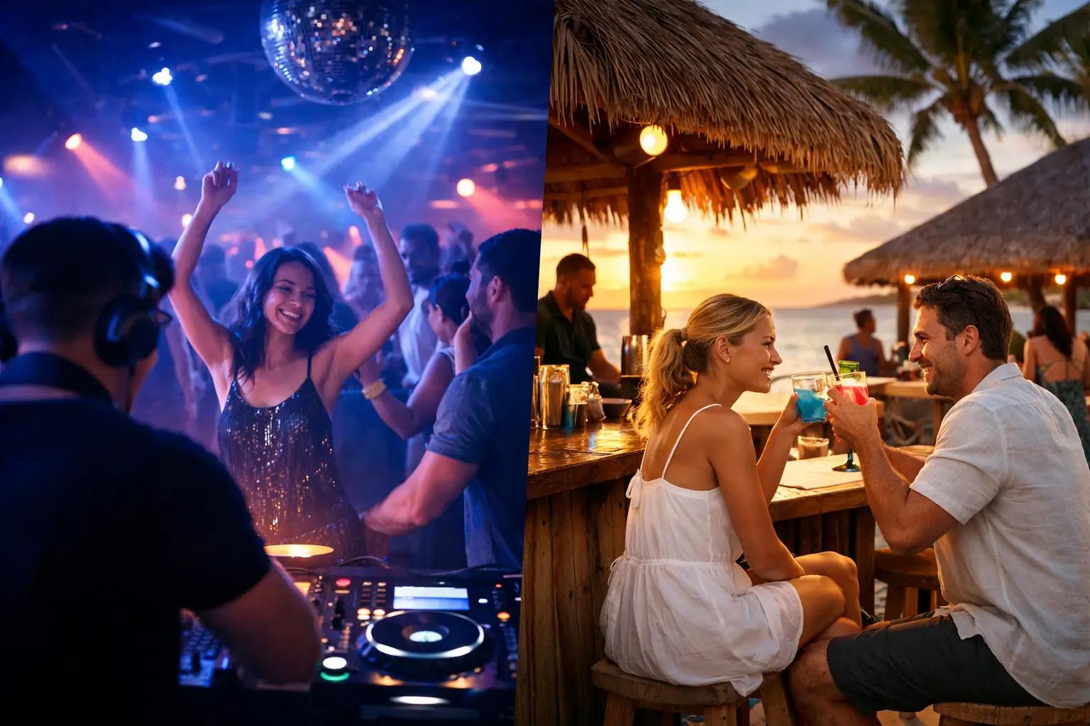 Interactive Nightlife vs Beach Bars in Punta Cana