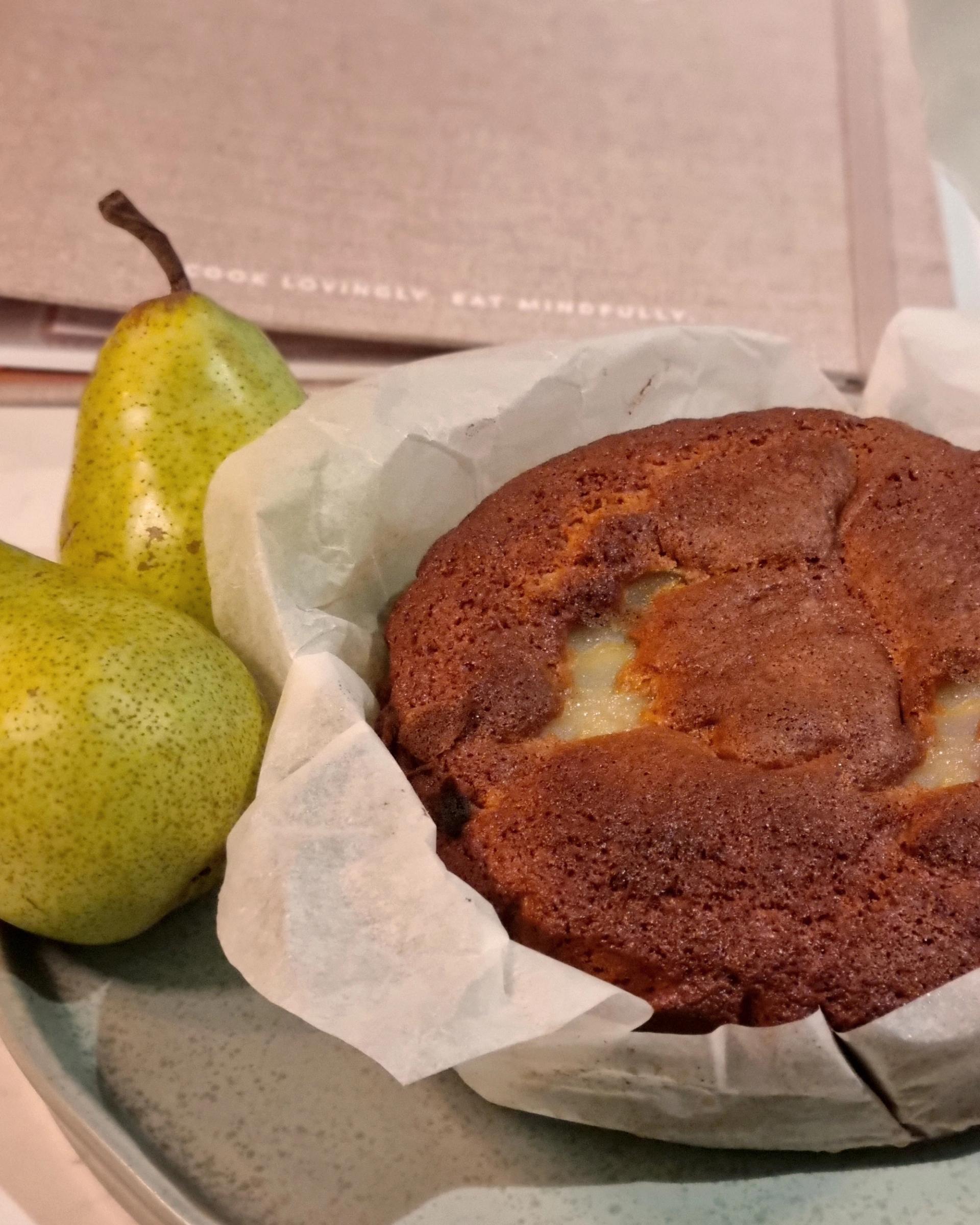 Add this delicious recipe to your collection & enjoy: Pear & Ginger Cake