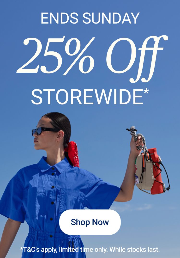 25% Storewide Graphic