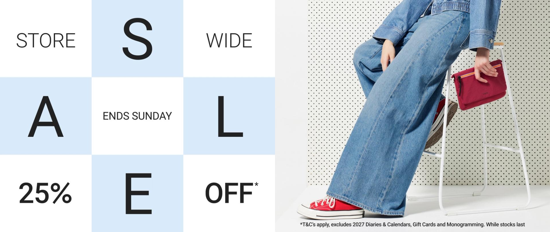25% off Storewide*