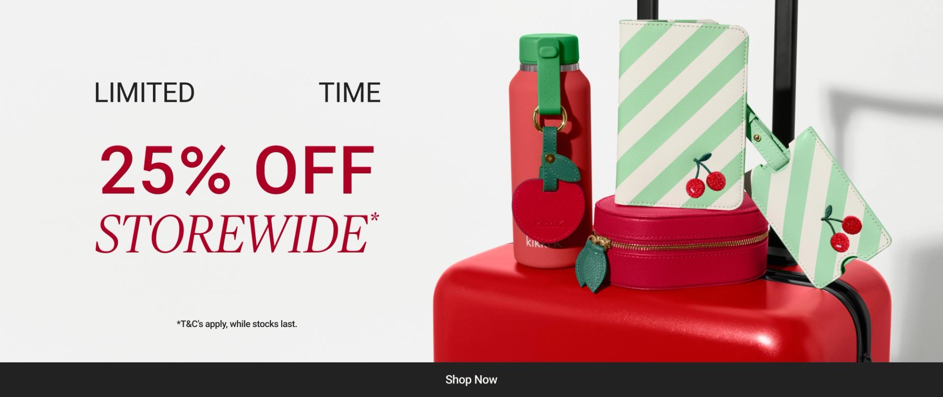 Shop 25% off Storewide