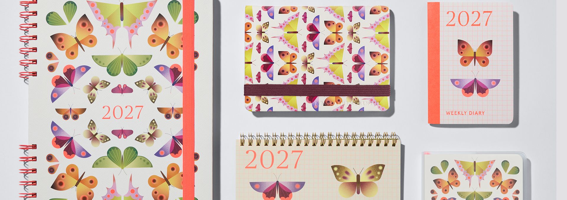 decorative image of 2027 diaries and calendars