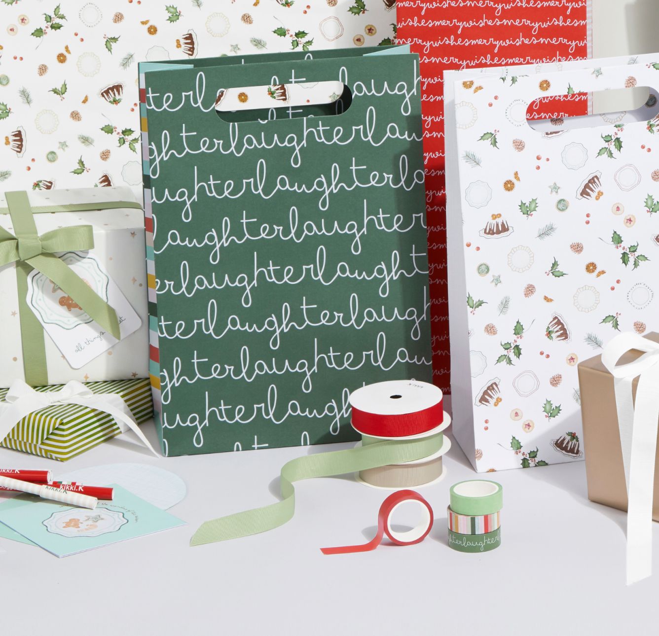 Festive Wrap and Gift Bags 