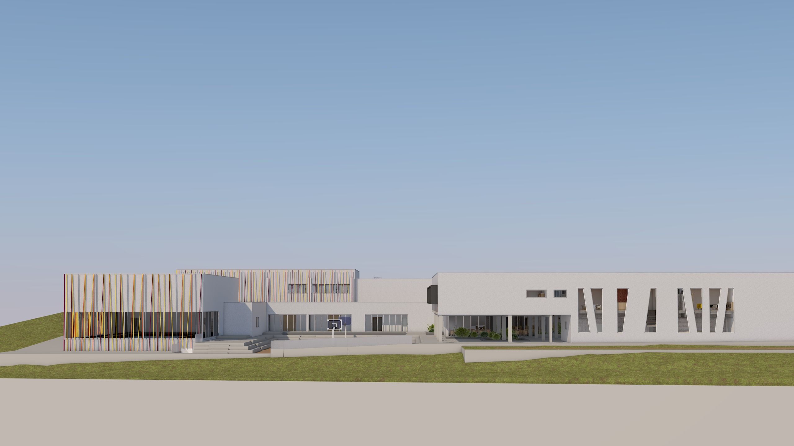 OŠ Ražine - pročelje