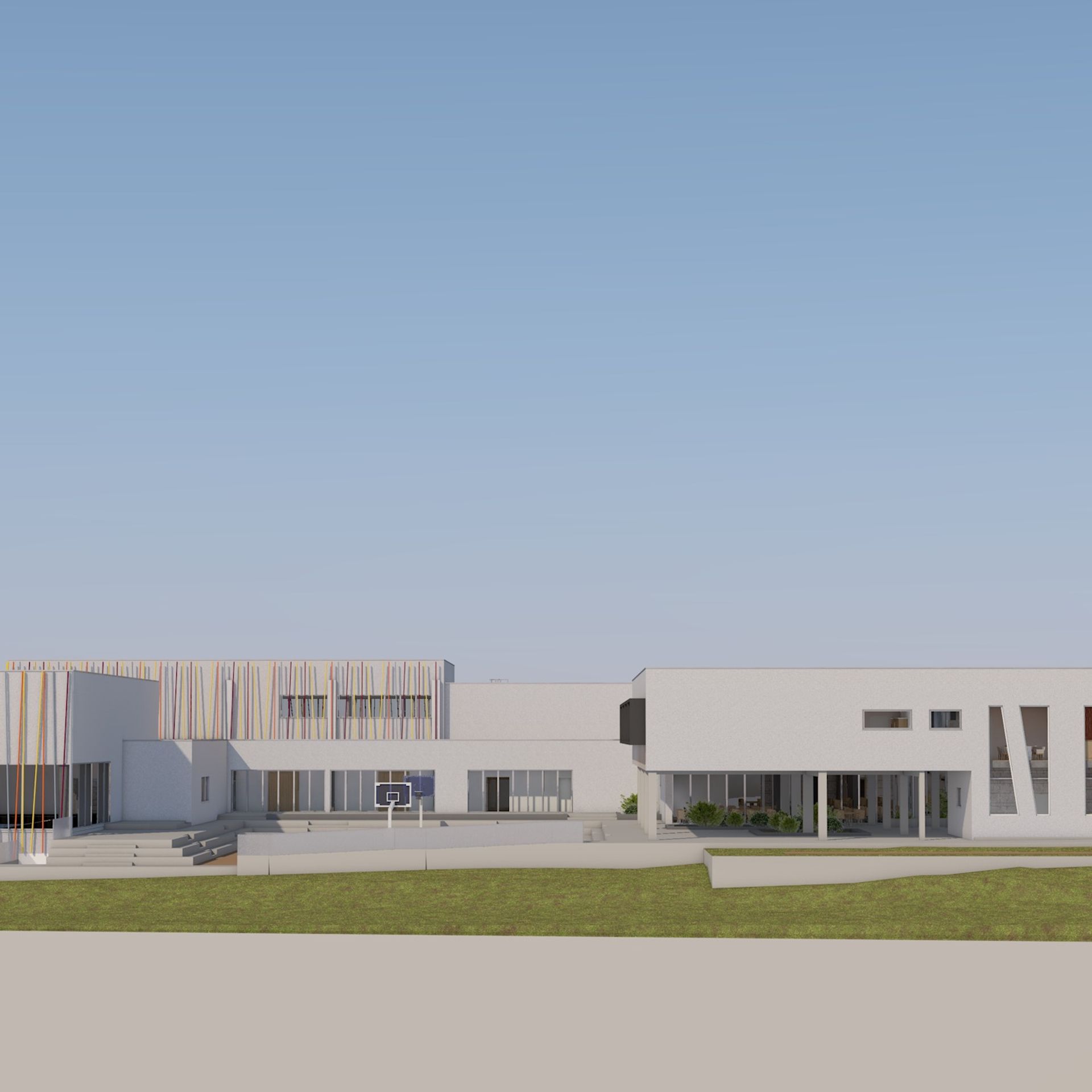 OŠ Ražine - pročelje