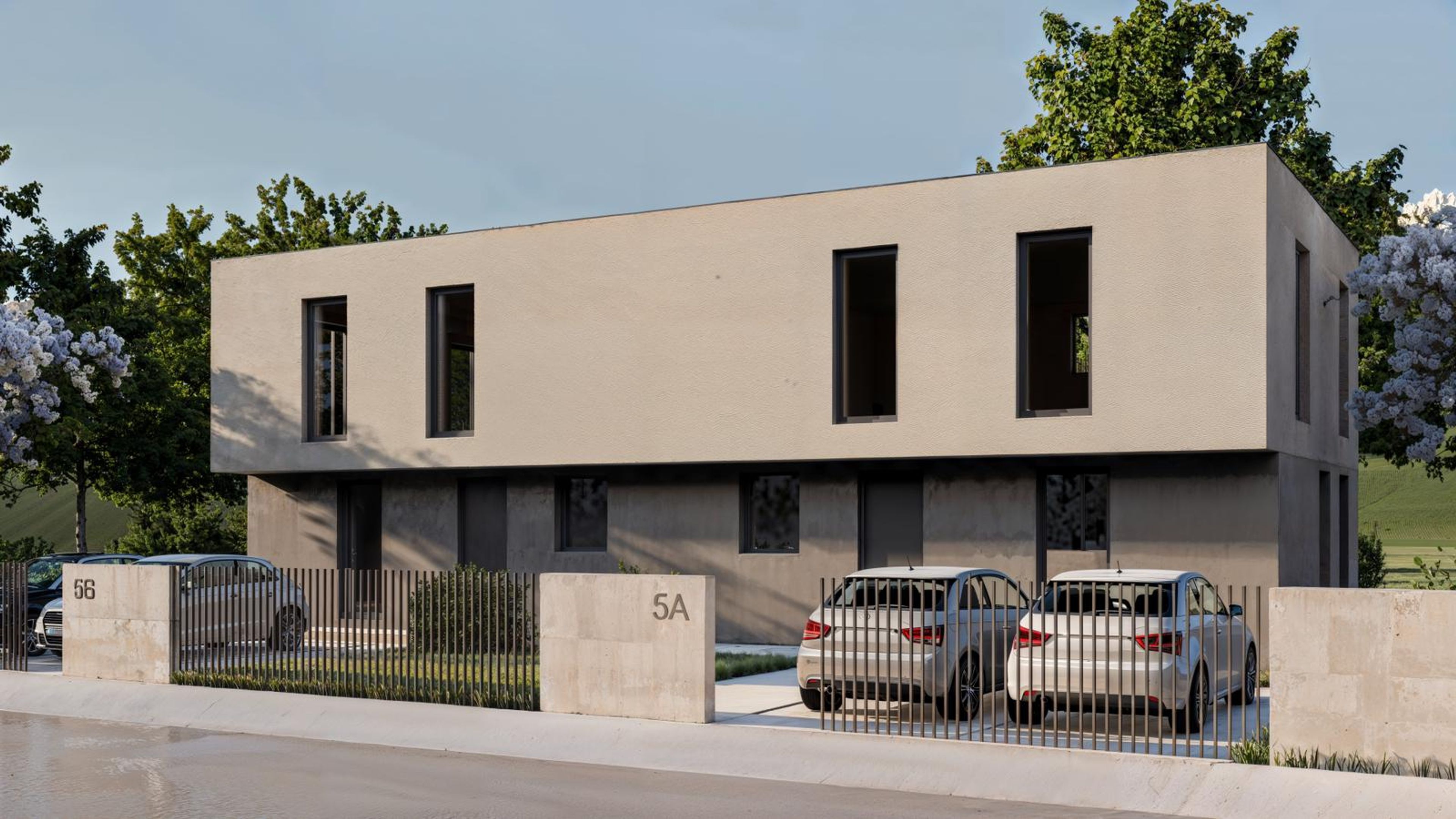 Dvojna kuća Majerje - istočno pročelje