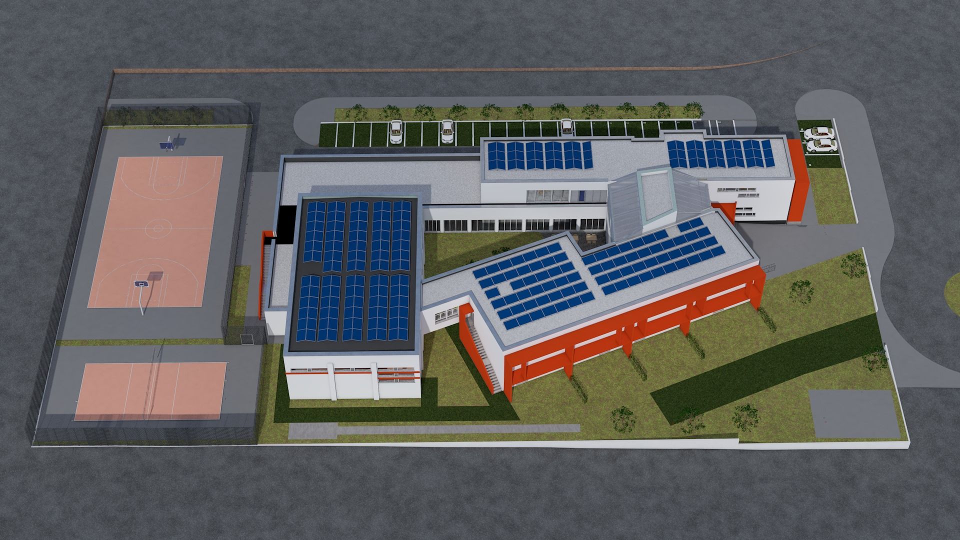 OŠ Vrpolje - iz zraka